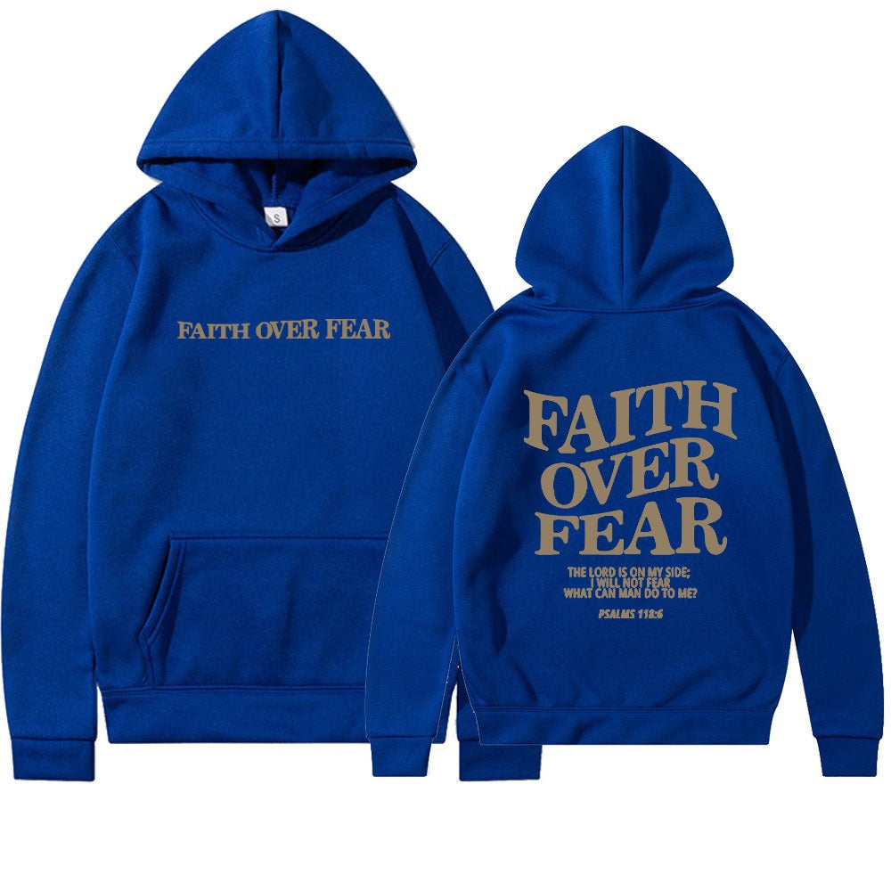 Faith Over Fear Christian Hoodie - DreamBrothers