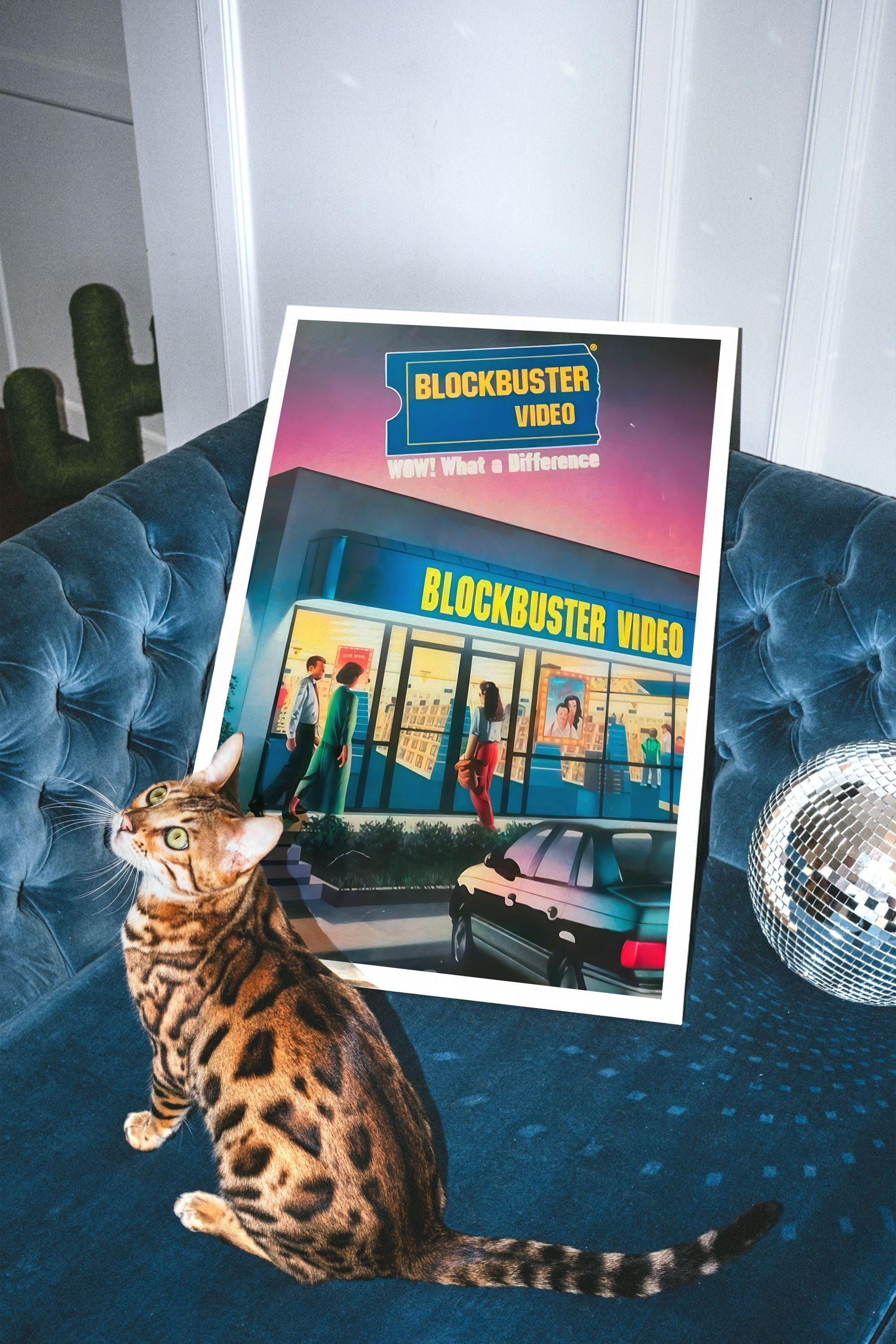 Blockbuster Video Retro ADS | Poster - DreamBrothers
