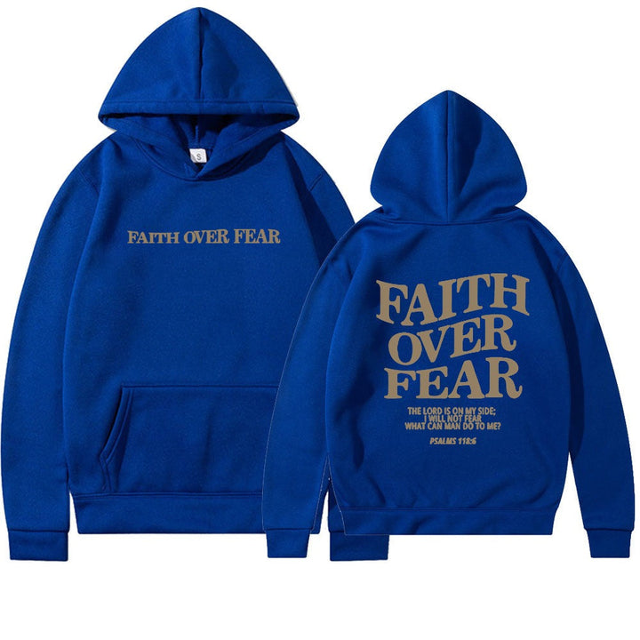 Faith Over Fear Christian Hoodie - DreamBrothers
