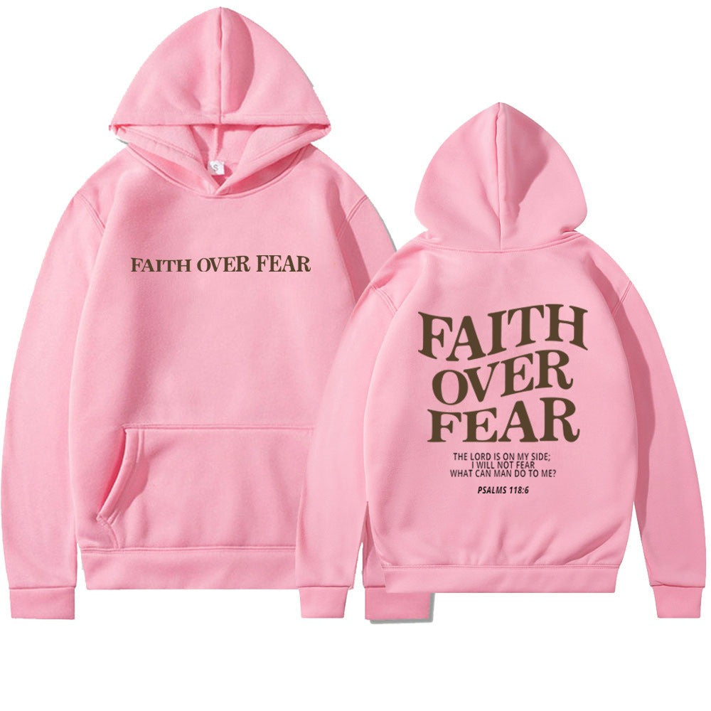 Faith Over Fear Christian Hoodie - DreamBrothers