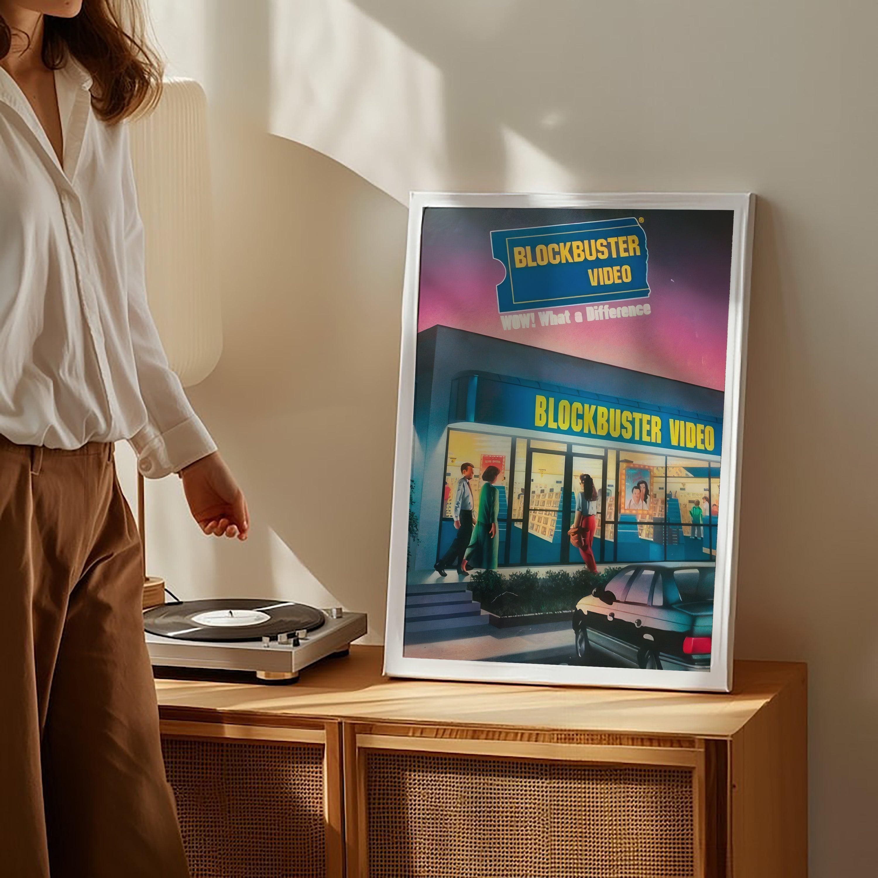 Blockbuster Video Retro ADS | Poster - DreamBrothers