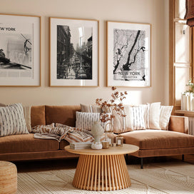 New York City Set of 3, Aesthetic Vintage Posters - DreamBrothers