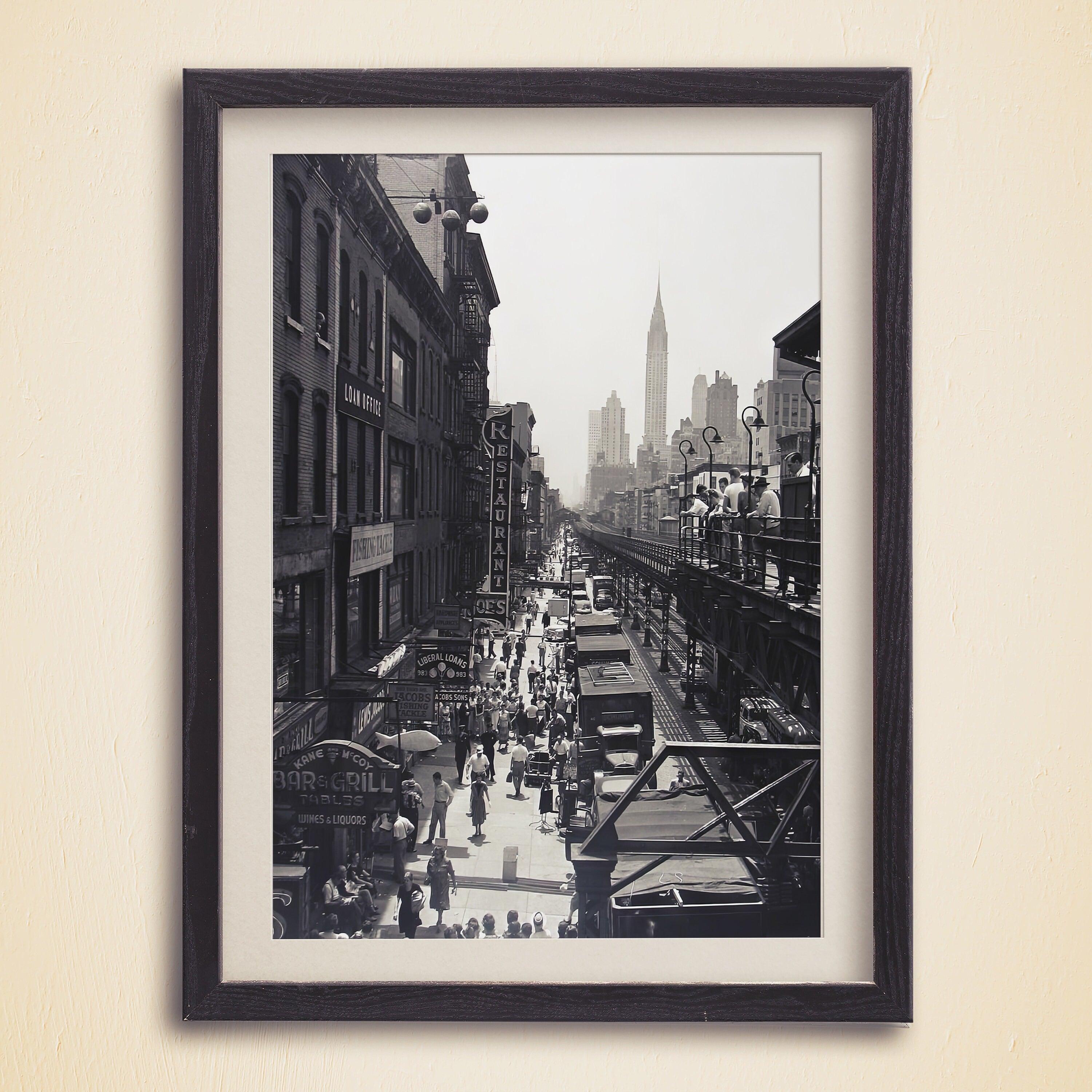 New York City Set of 3, Aesthetic Vintage Posters, Black And White Gallery Set, USA Travel Gift - DreamBrothers