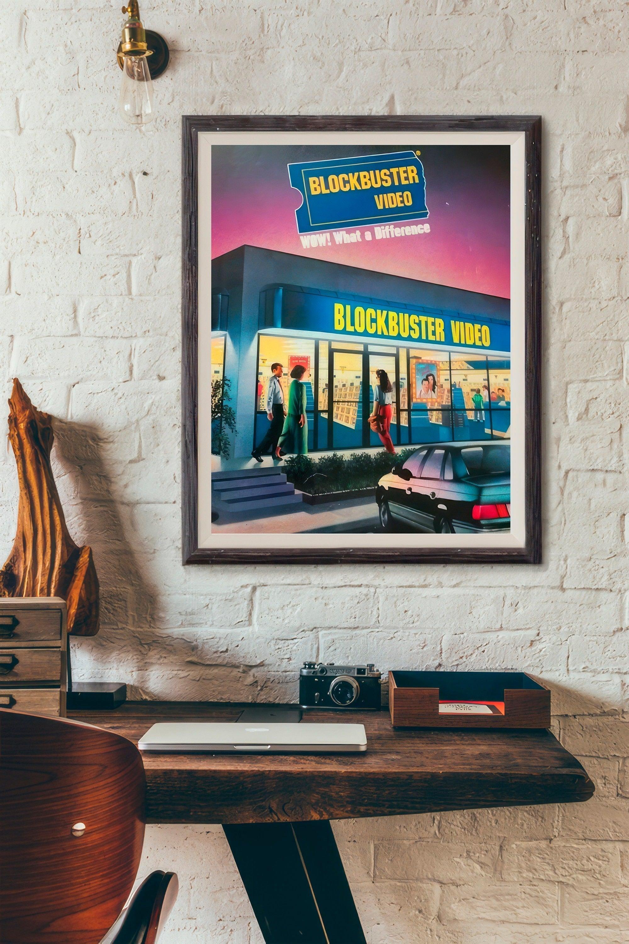 Blockbuster Video Retro ADS | Poster - DreamBrothers