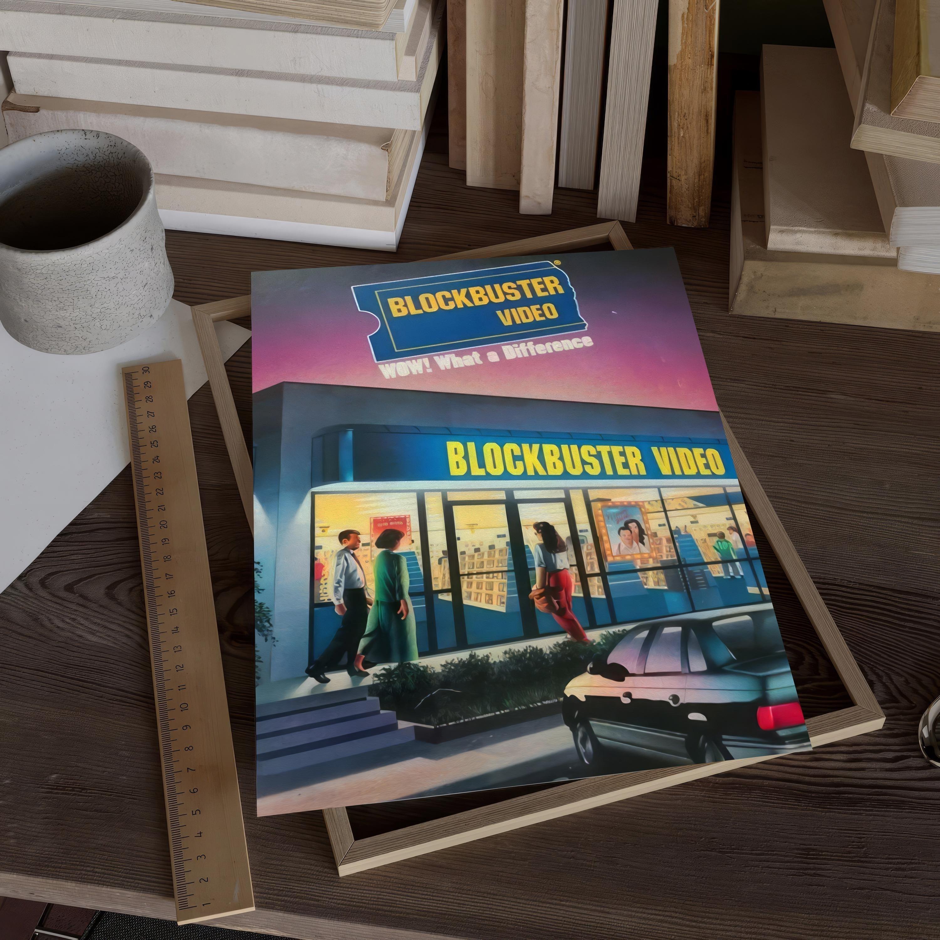 Blockbuster Video Retro ADS | Poster - DreamBrothers