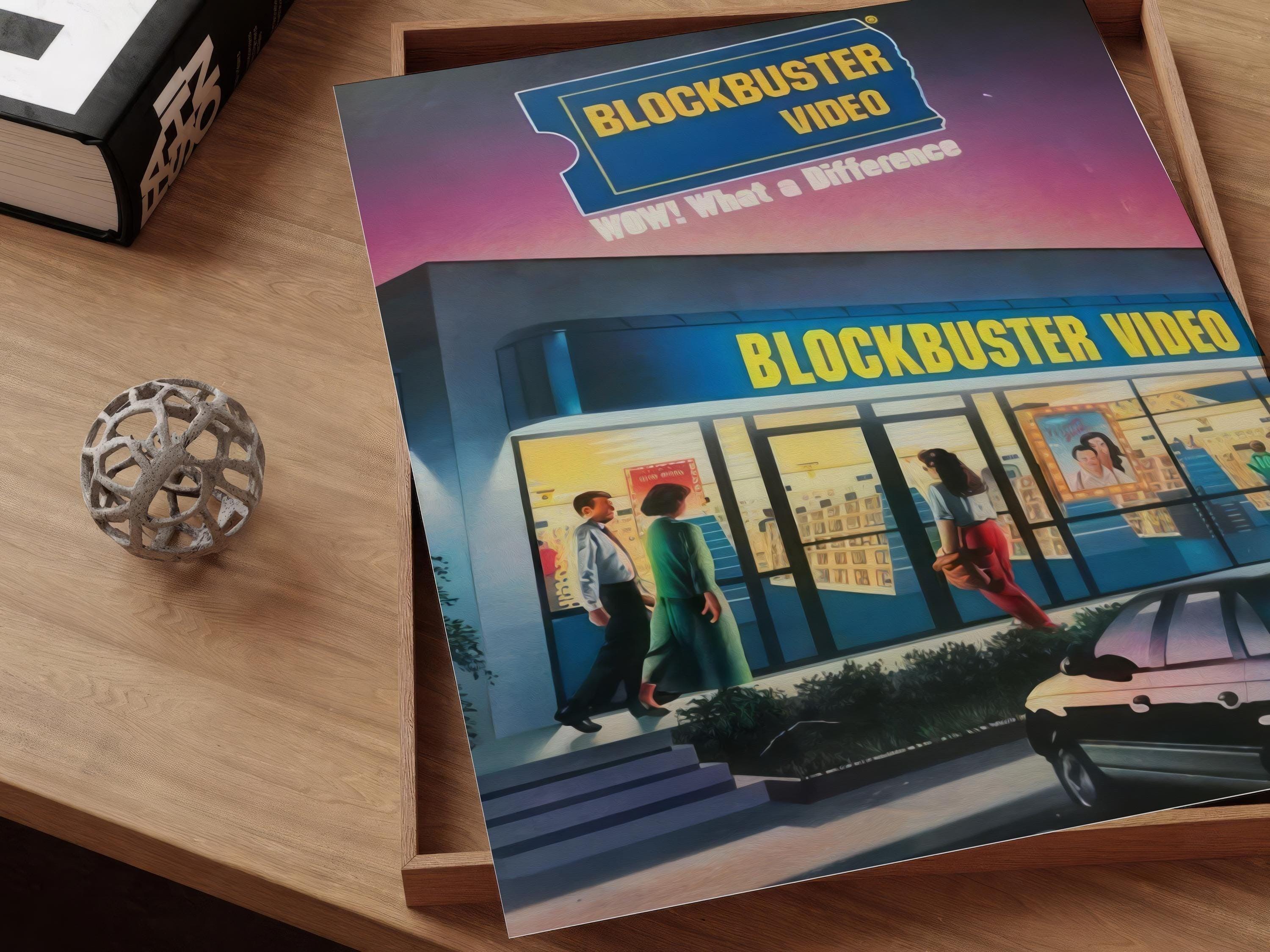Blockbuster Video Retro ADS | Poster - DreamBrothers