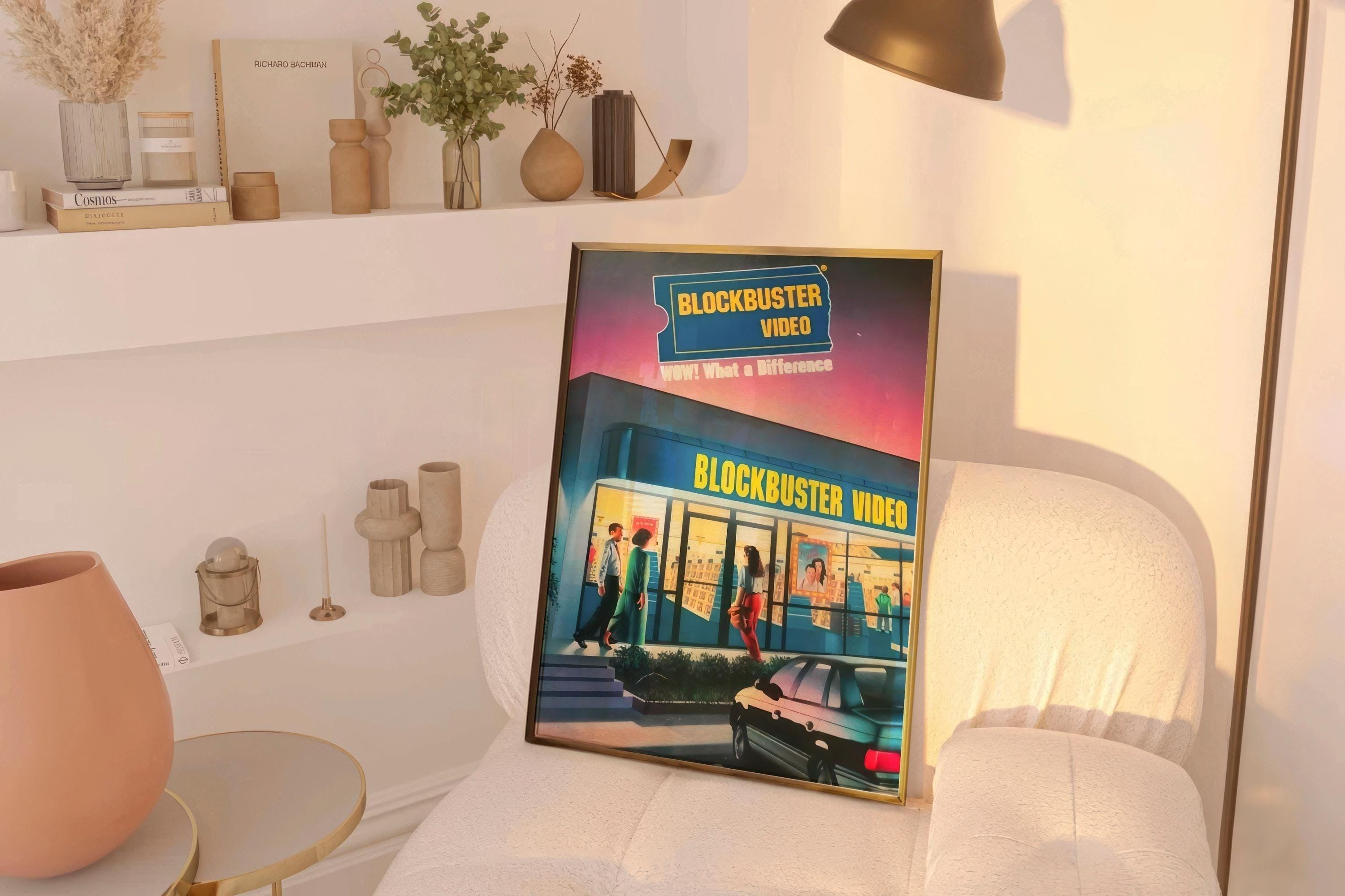 Blockbuster Video Retro ADS | Poster - DreamBrothers