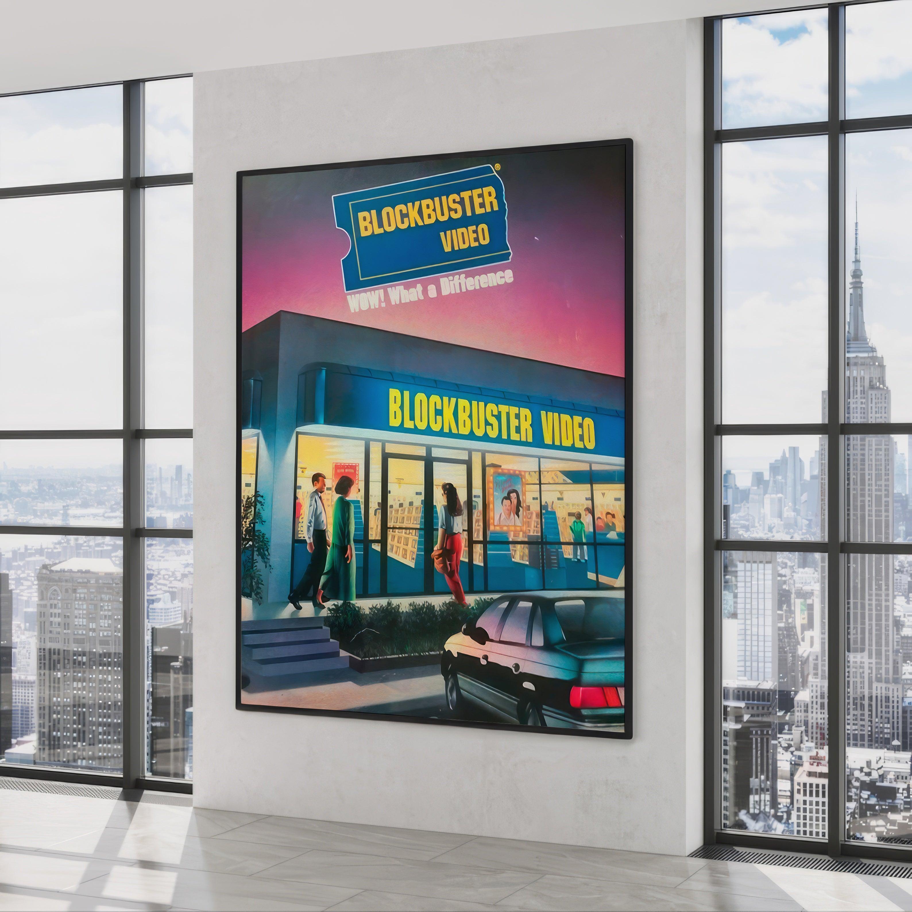 Blockbuster Video Retro ADS | Poster - DreamBrothers