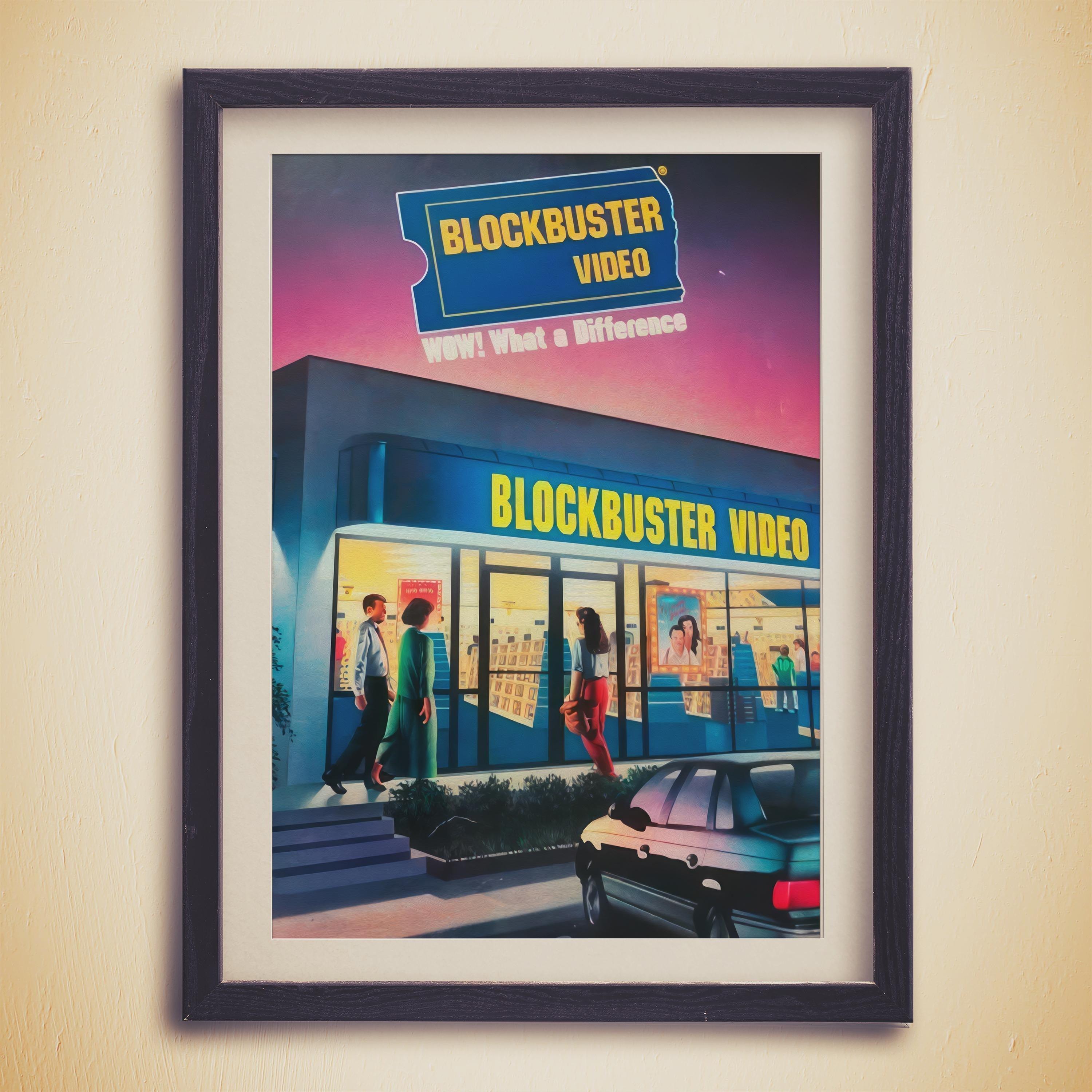 Blockbuster Video Retro ADS | Poster - DreamBrothers