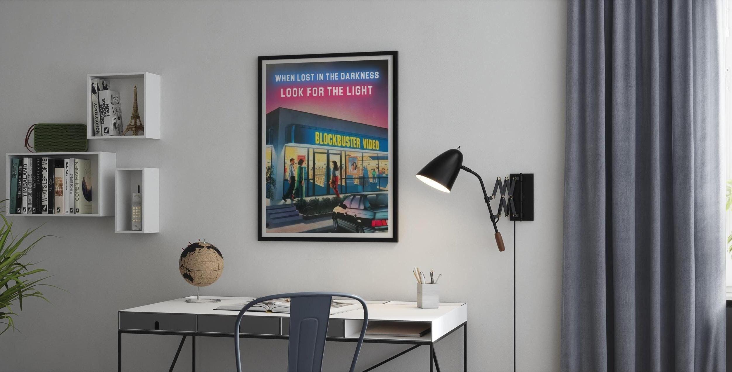 "When lost in the Darkness, Look for the Light" Poster - DreamBrothers