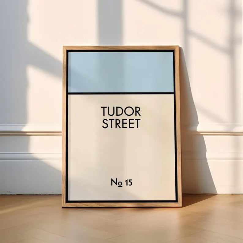 Custom Monopoly Style Address Print - New Home Gift - DreamBrothers
