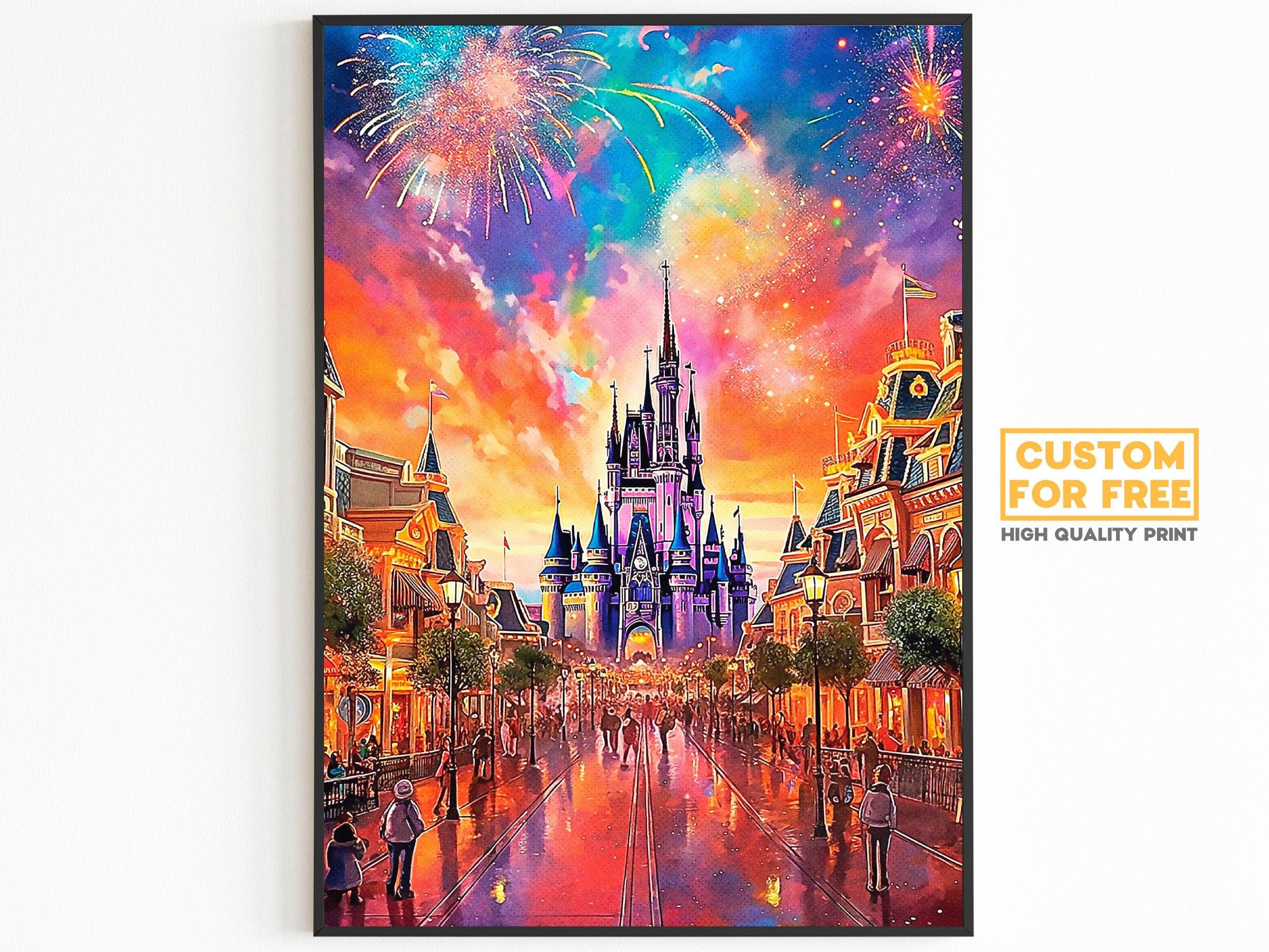 Orlando Colorful Theme Park Poster - DreamBrothers