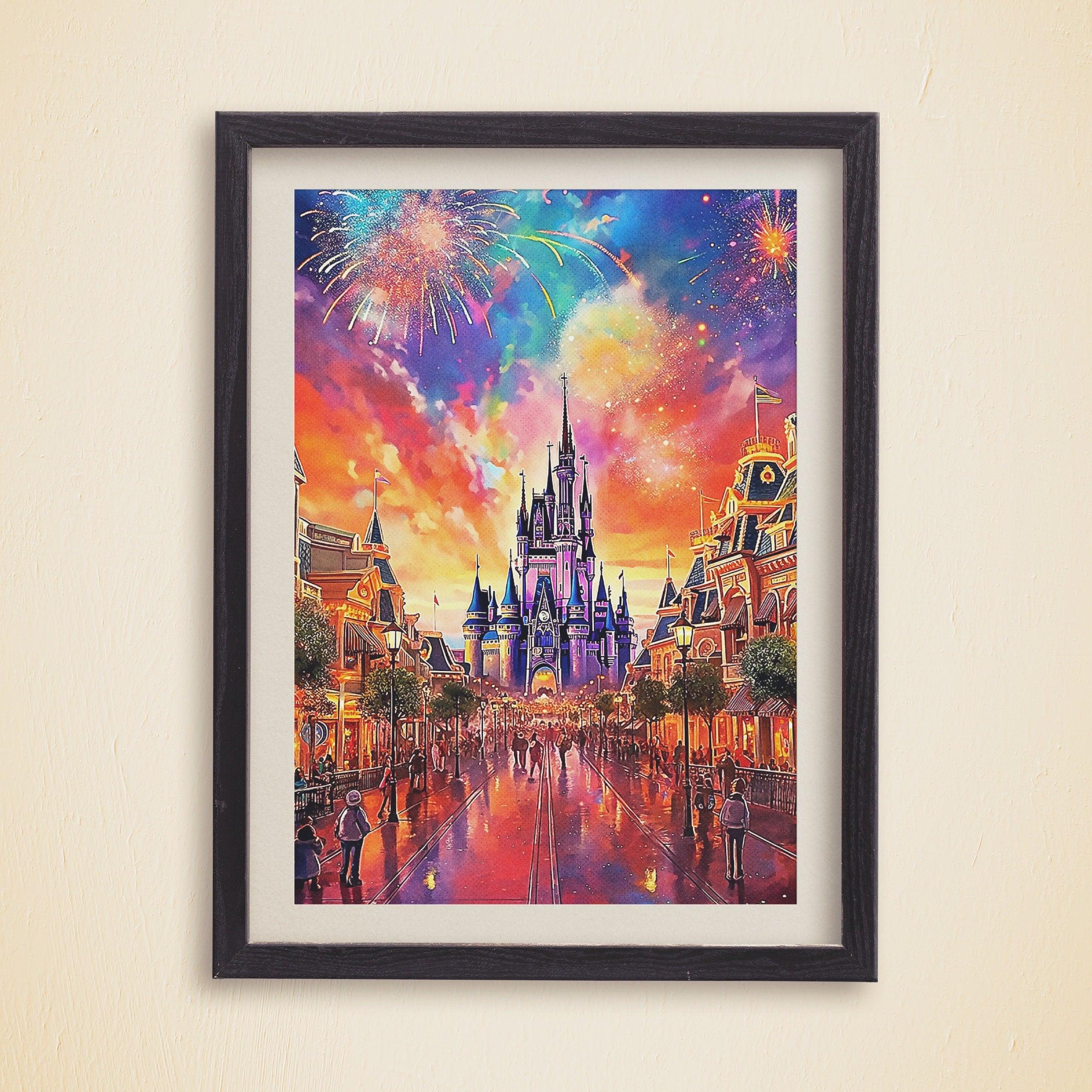 Orlando Colorful Theme Park Poster - DreamBrothers