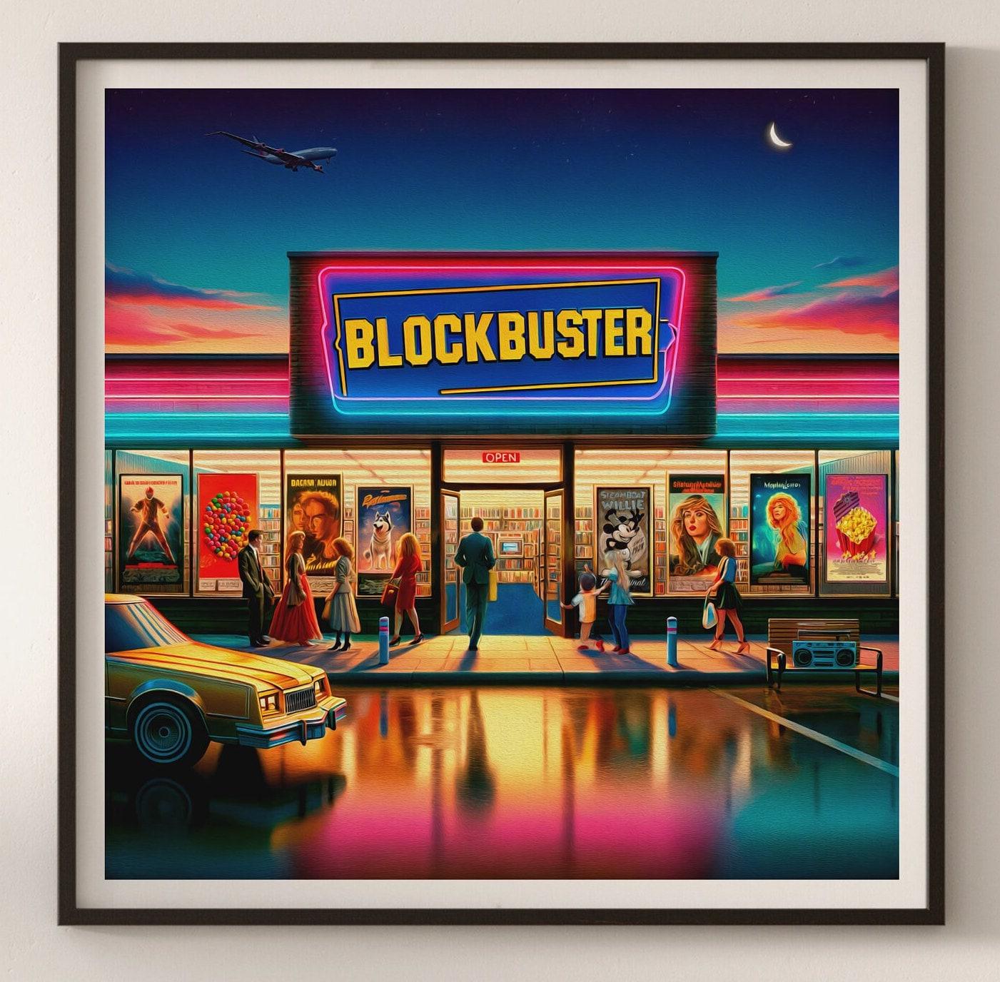 Blockbuster Movie Decor x Steamboat Willie Mickey | Poster - DreamBrothers