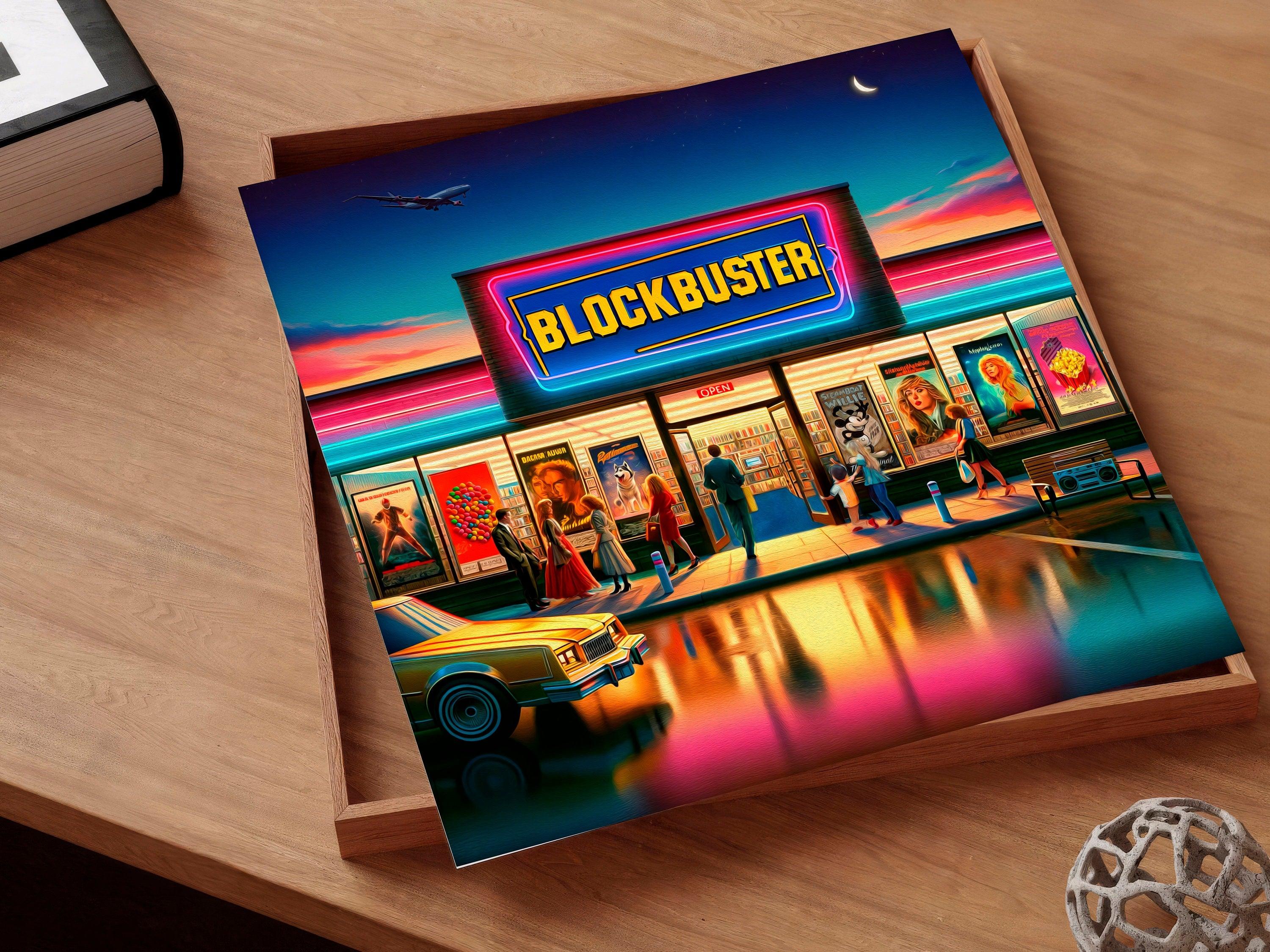 Blockbuster Movie Decor x Steamboat Willie Mickey | Poster - DreamBrothers