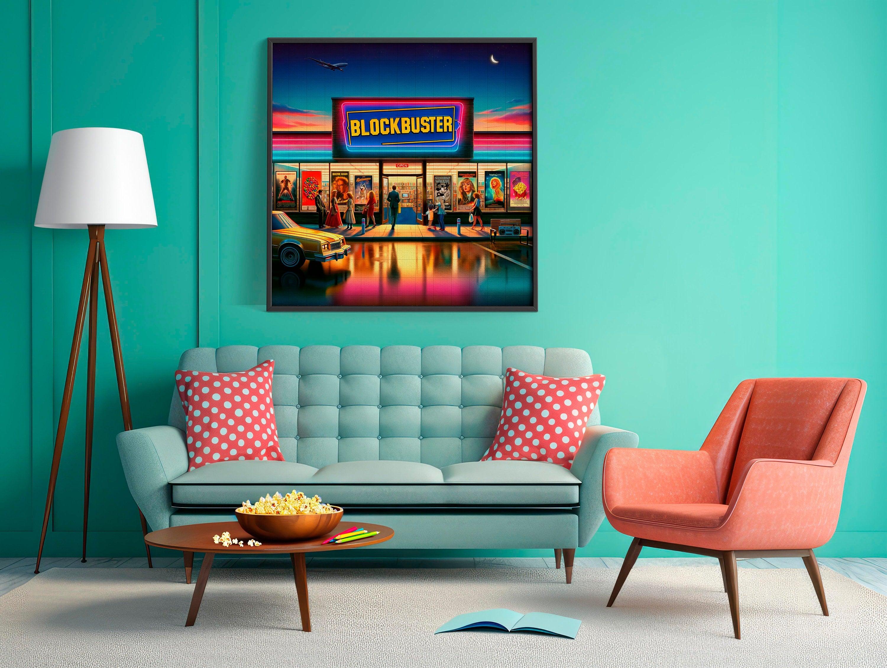 Blockbuster Movie Decor x Steamboat Willie Mickey | Poster - DreamBrothers