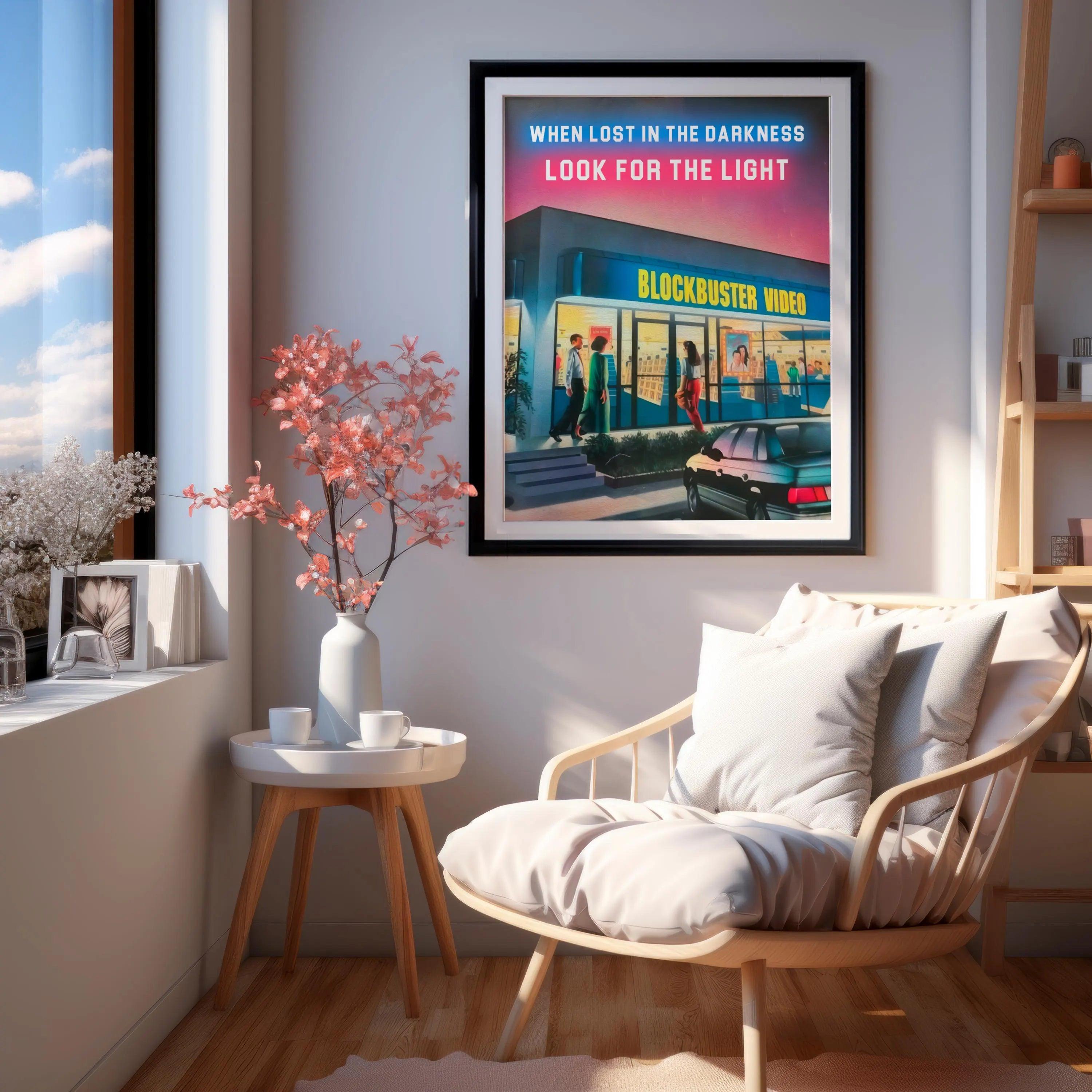 "When lost in the Darkness, Look for the Light" Poster - DreamBrothers