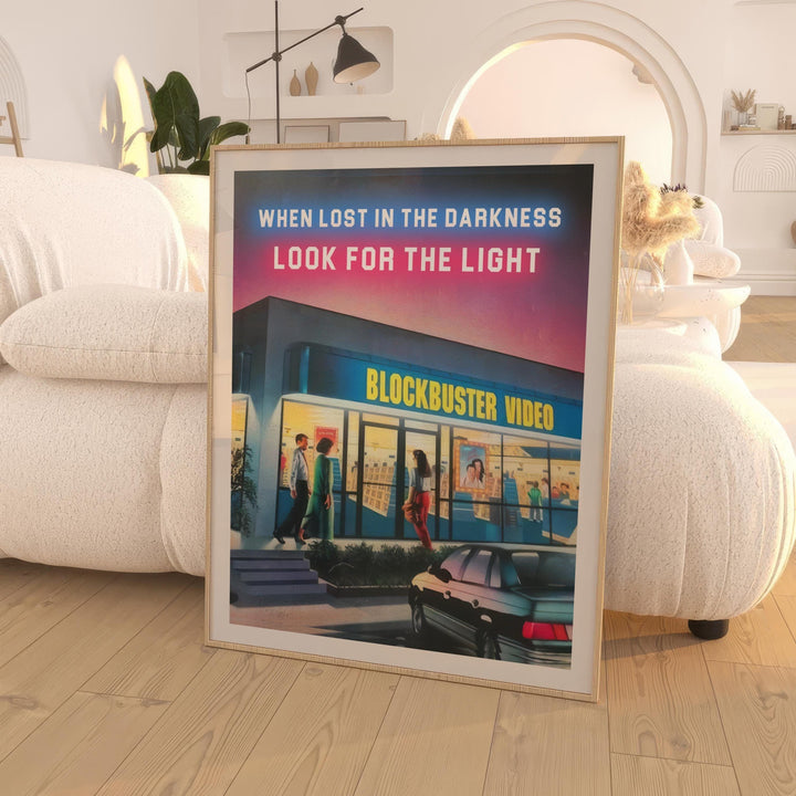 "When lost in the Darkness, Look for the Light" Poster - DreamBrothers