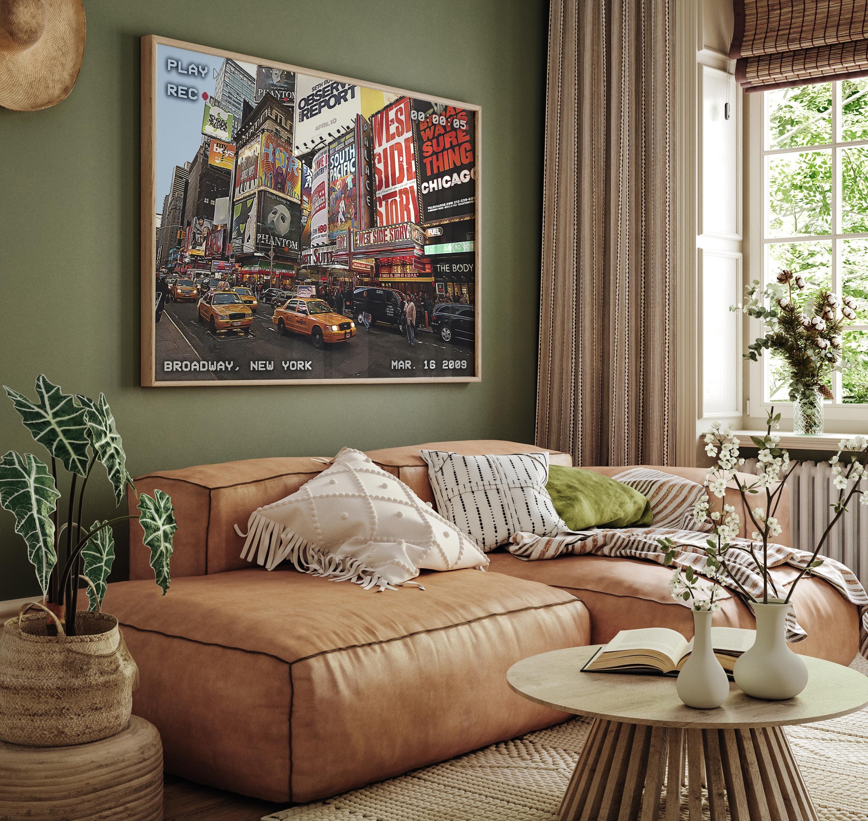 Broadway Theater Poster, Manhattan Colorful Wall Art, New York Pop Travel Poster, NYC Movie, VHS Retro Print, Printable Vintage Movie Gift - DreamBrothers