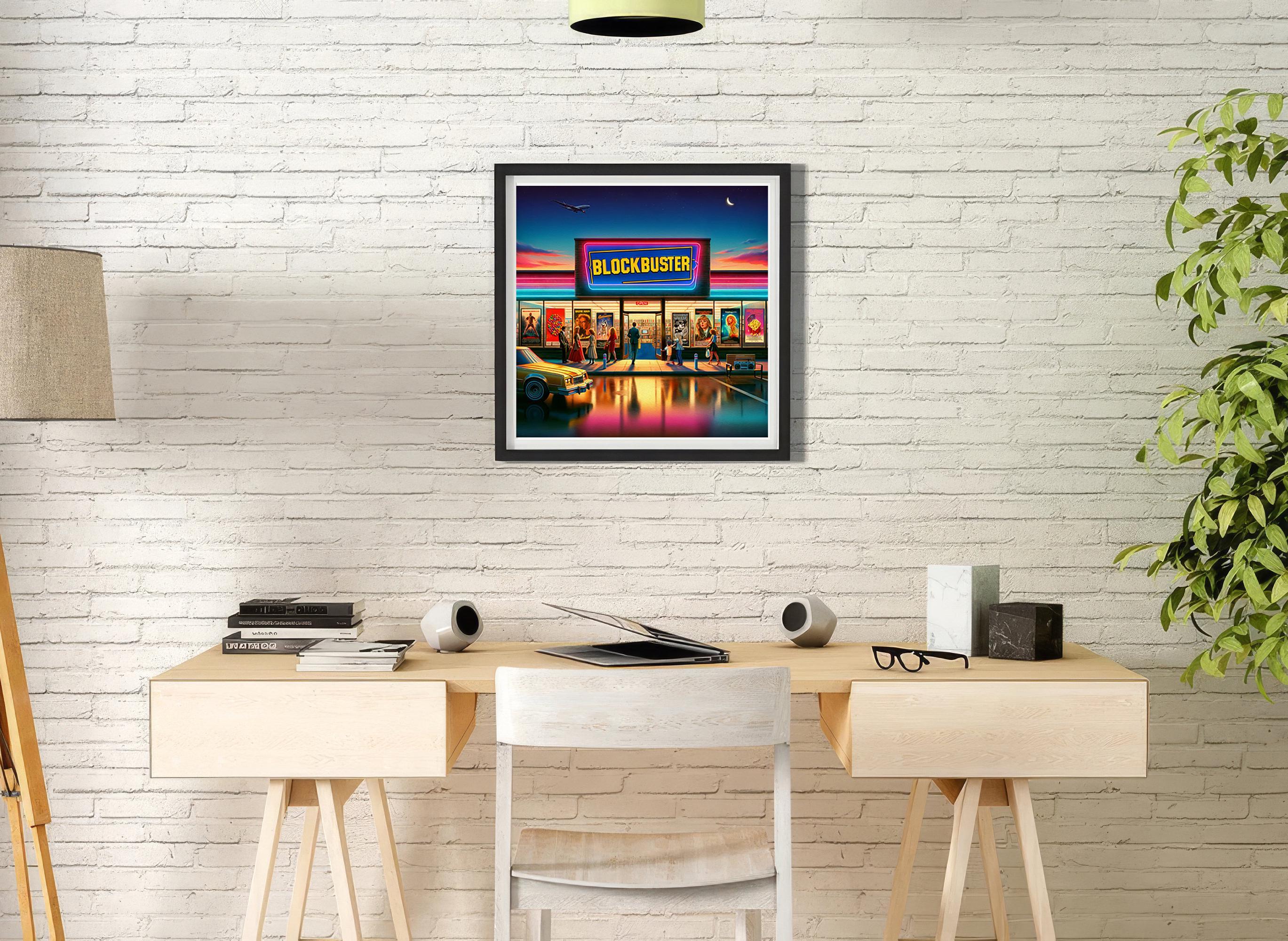 Blockbuster Movie Decor x Steamboat Willie Mickey | Poster - DreamBrothers