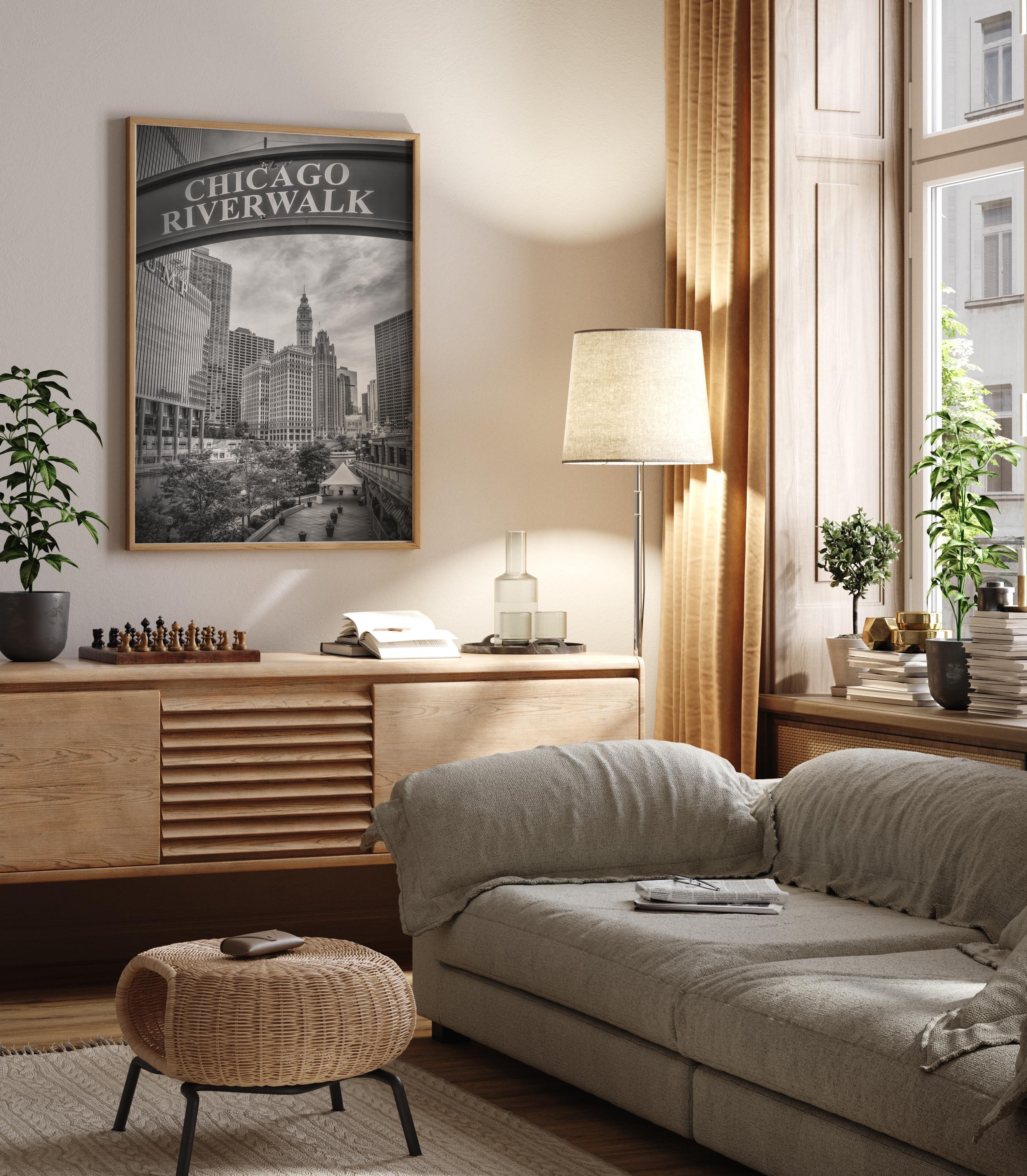Chicago Riverwalk Vintage Photo | Poster - DreamBrothers