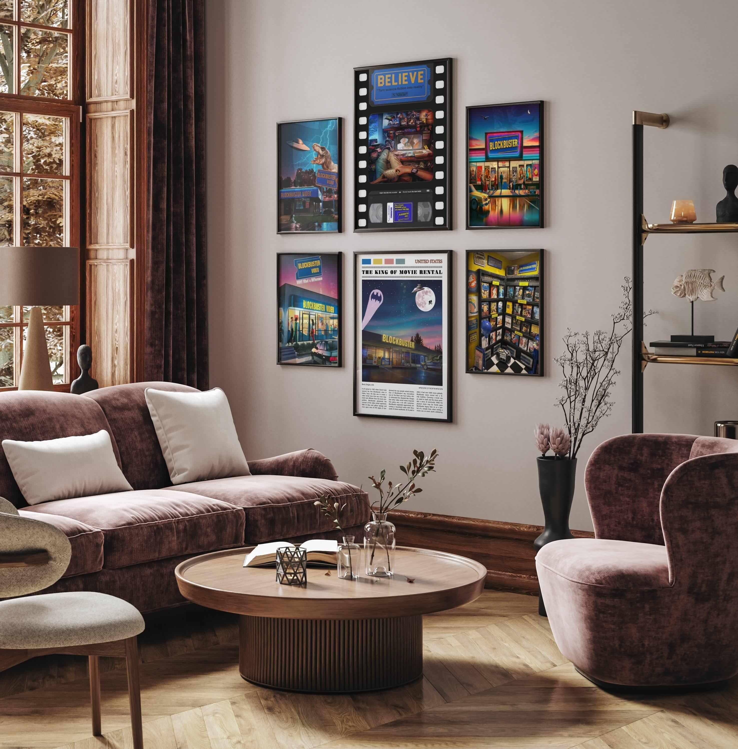 Blockbuster Video Collection | SET OF 6 POSTERS - DreamBrothers