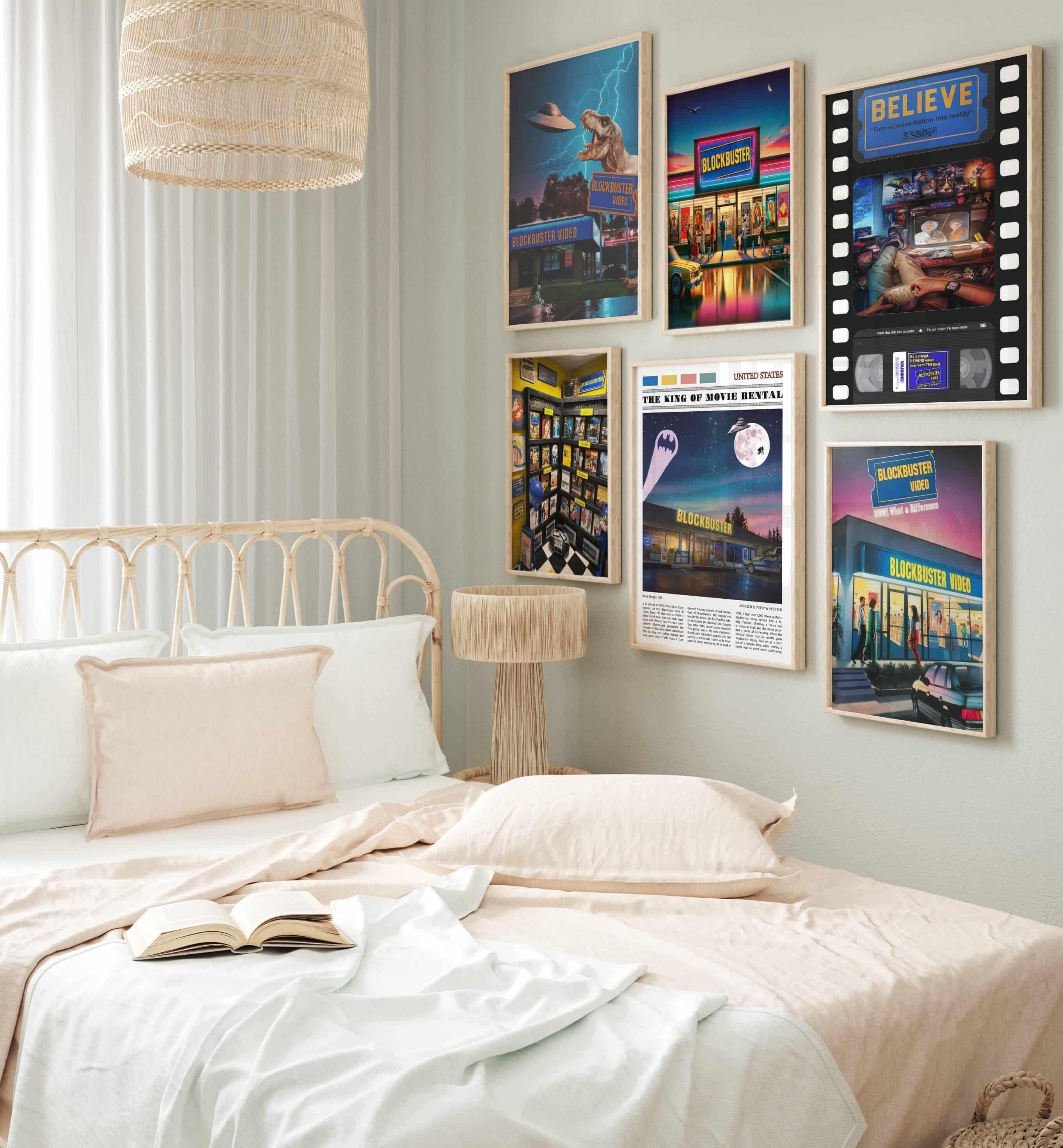 Blockbuster Video Collection | SET OF 6 POSTERS - DreamBrothers