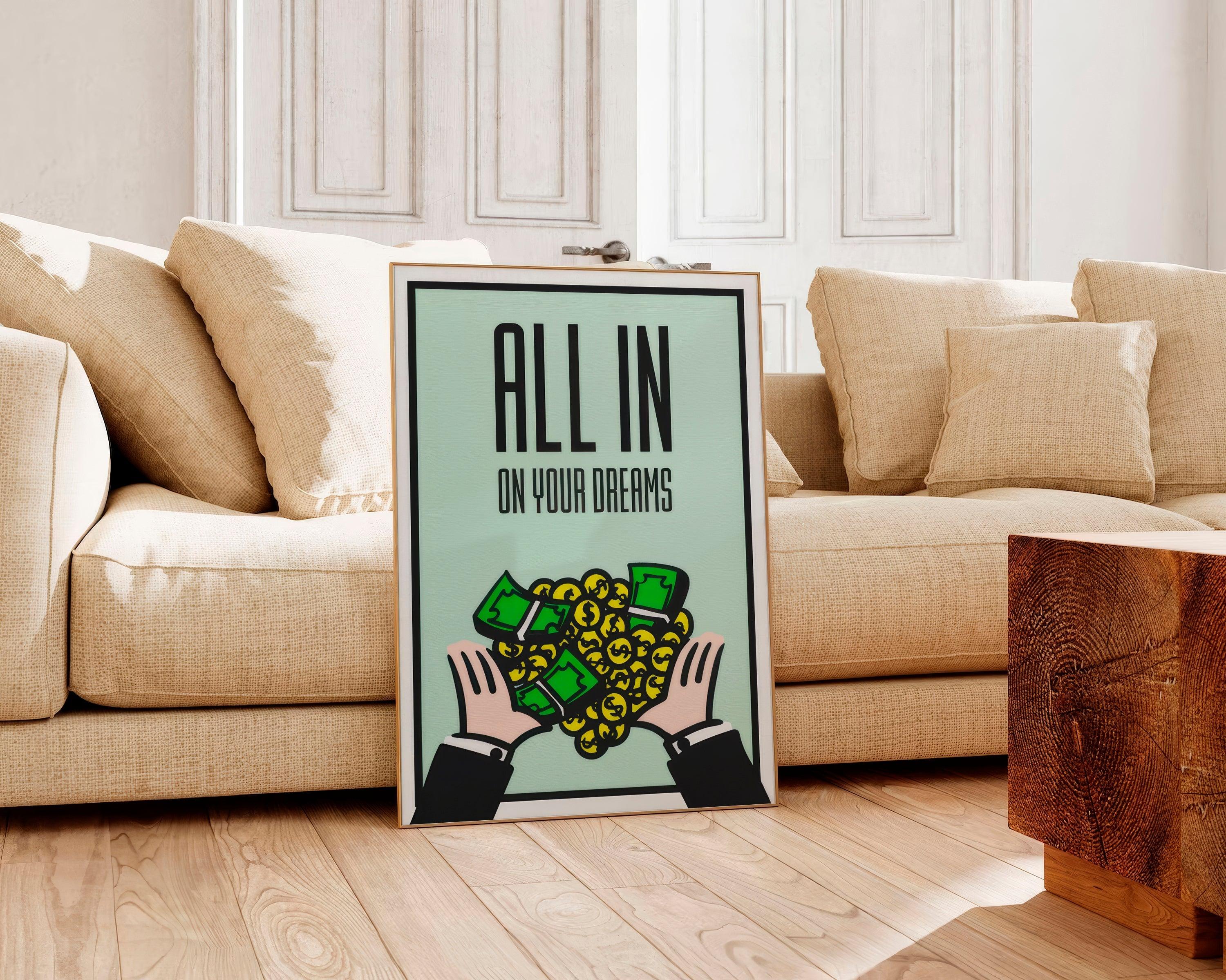 ALL IN On Your Dreams | Poster - DreamBrothers