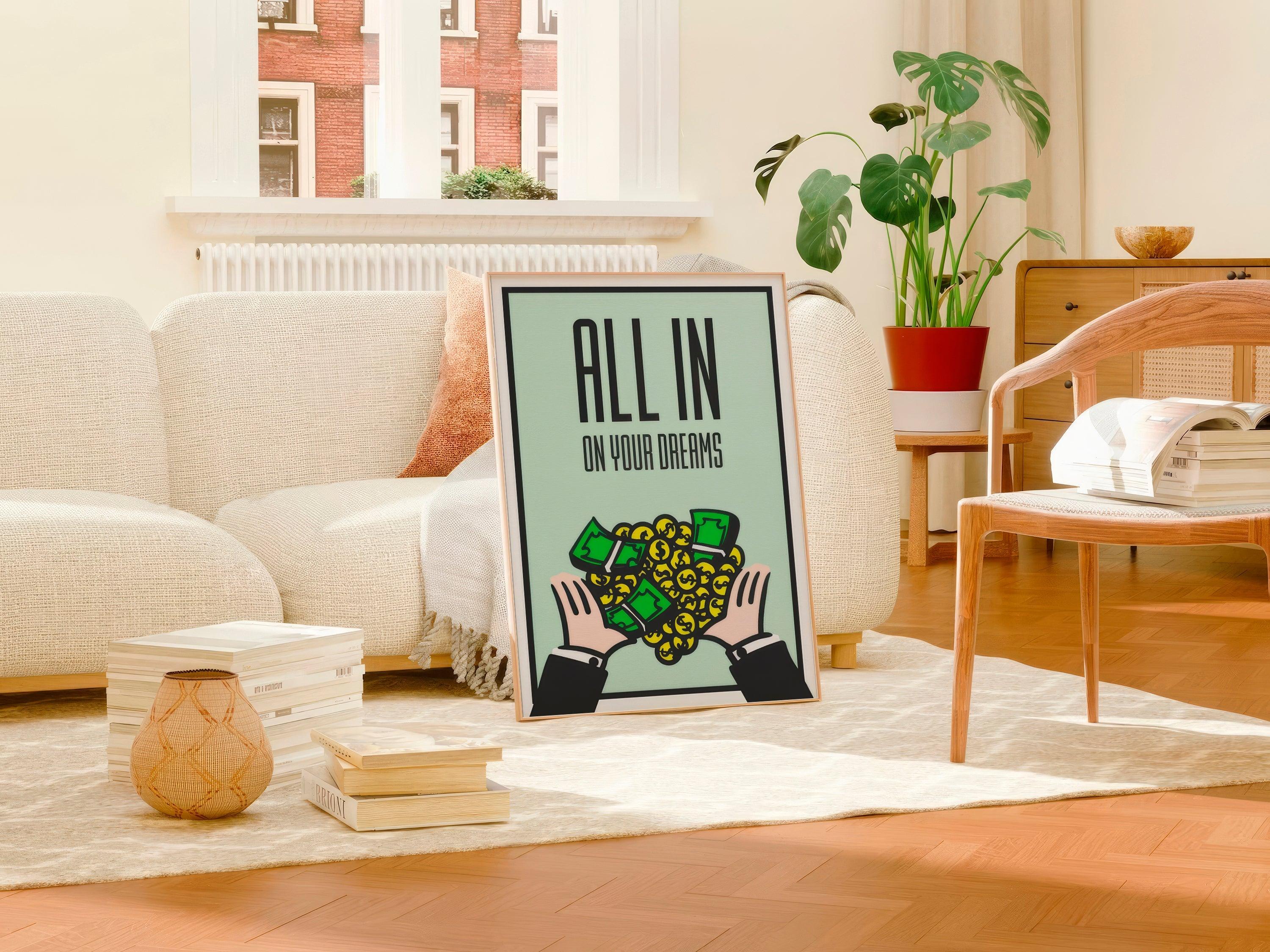 ALL IN On Your Dreams | Poster - DreamBrothers