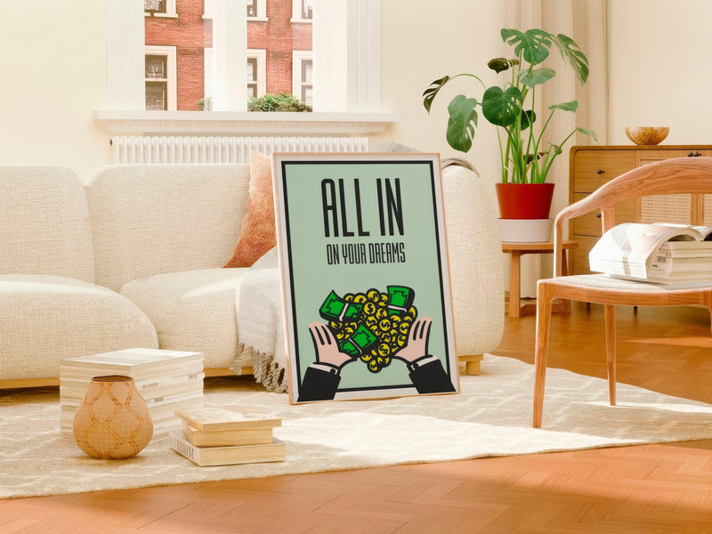 ALL IN On Your Dreams | Poster - DreamBrothers