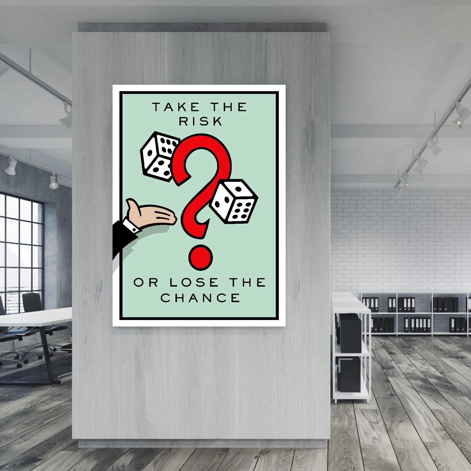 Take the Risk Motivational Poster - DreamBrothers