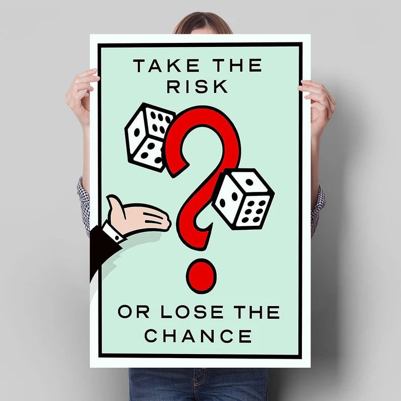 Take the Risk Motivational Poster - DreamBrothers