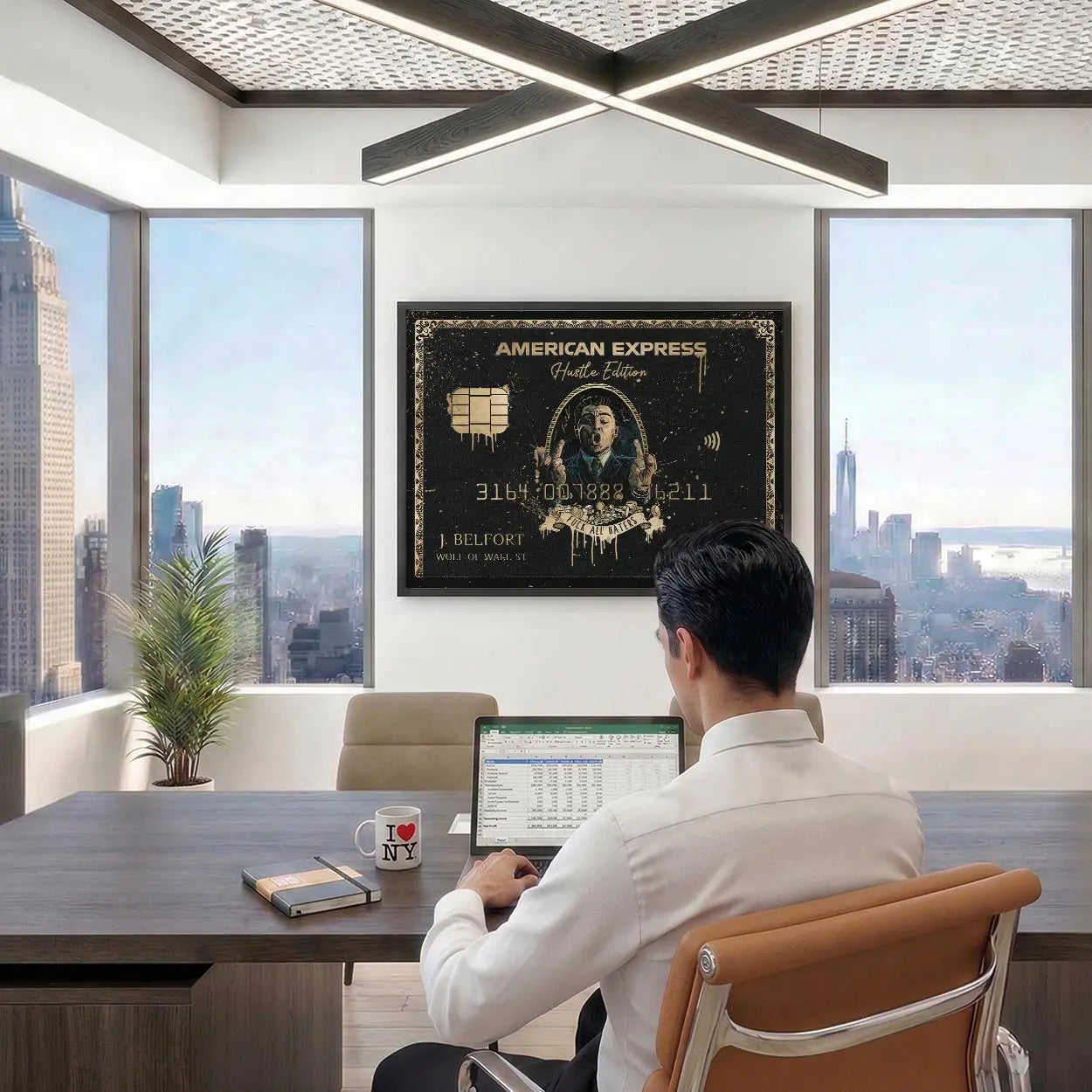 The Wolf of Wall Street | American Express Custom Poster - DreamBrothers