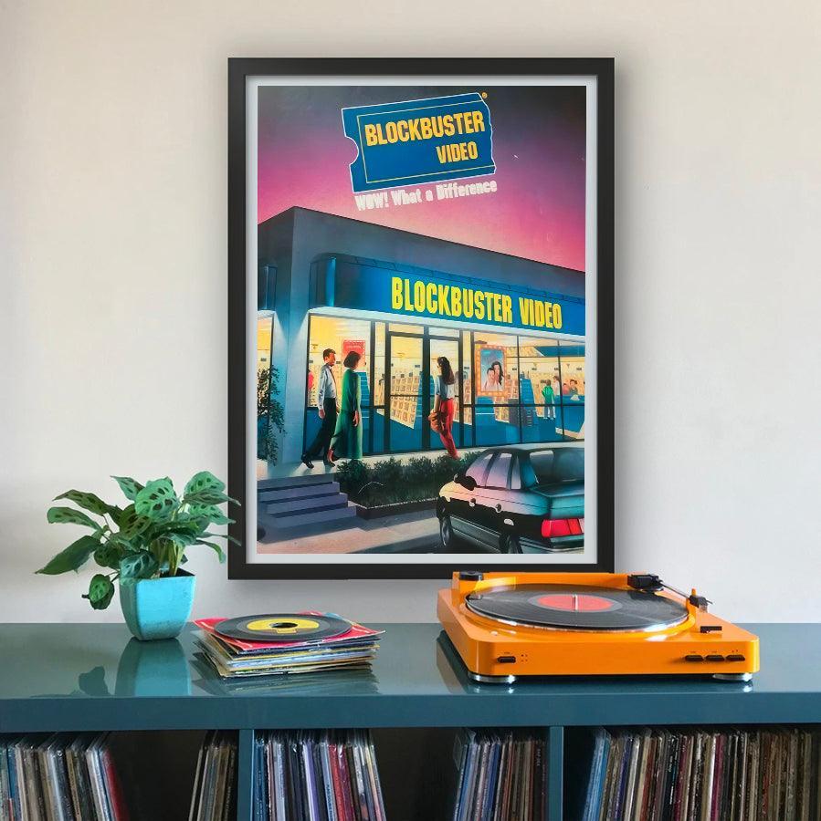 Blockbuster Video Retro ADS | Poster - DreamBrothers