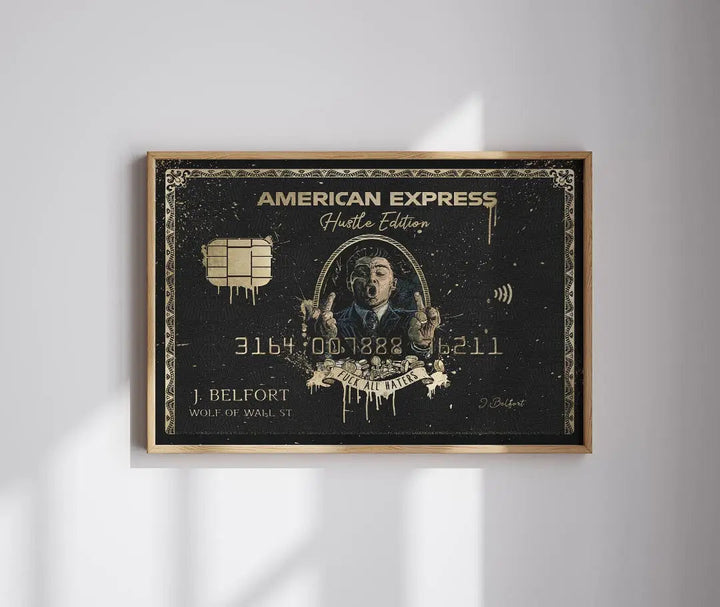 The Wolf of Wall Street | American Express Custom Poster - DreamBrothers