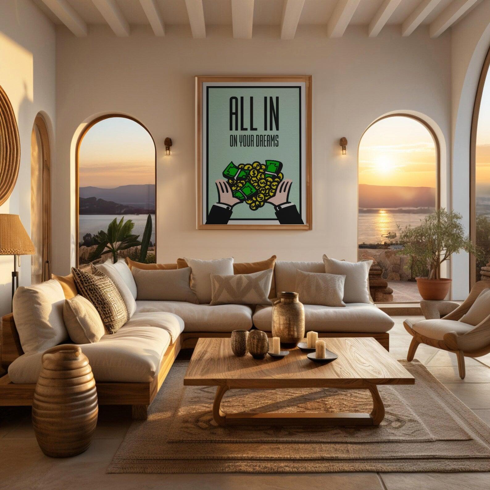 ALL IN On Your Dreams | Poster - DreamBrothers